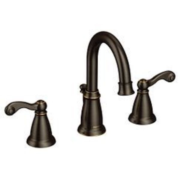 Moen Two-Handle Bathroom Faucet Mediterranean Bronze WS84004BRB